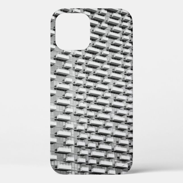 GRAY CONCRETE BUILDING Case-Mate iPhone CASE (Back)