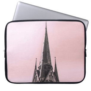 GRAY CONCRETE BUILDING DURING DAYTIME LAPTOP SLEEVE