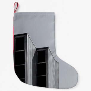 GRAY CONCRETE BUILDING SMALL CHRISTMAS STOCKING