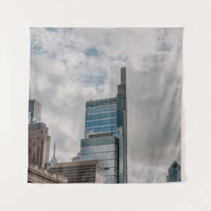 GRAY CONCRETE BUILDING UNDER CLOUDY SKY DURING DAY TAPESTRY