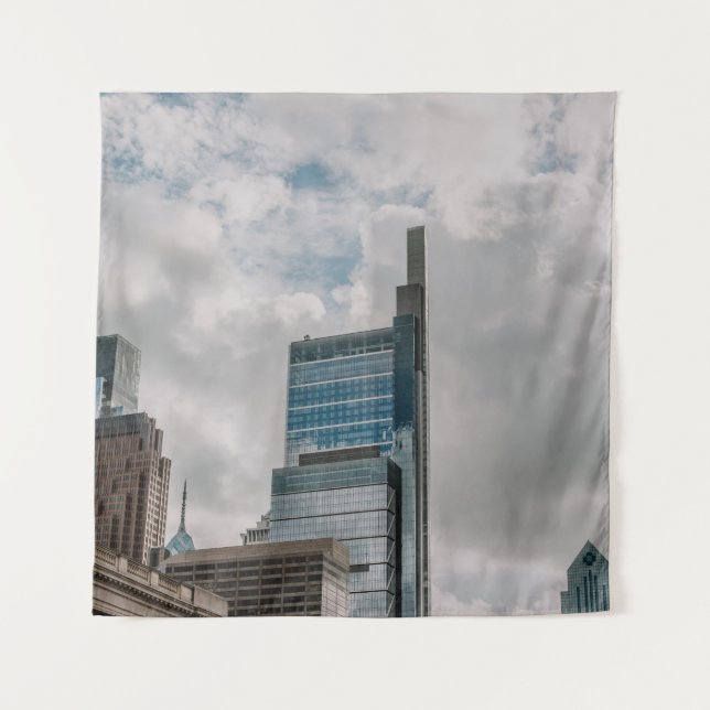 GRAY CONCRETE BUILDING UNDER CLOUDY SKY DURING DAY TAPESTRY (Front)