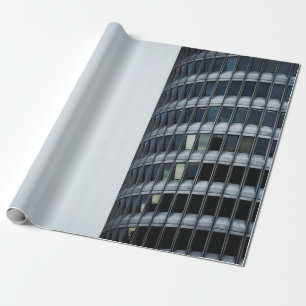 GRAY CONCRETE BUILDING UNDER WHITE SKY DURING DAYT WRAPPING PAPER