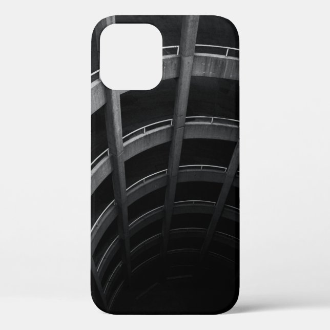 GRAY CONCRETE COLUMNS Case-Mate iPhone CASE (Back)