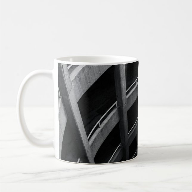 GRAY CONCRETE COLUMNS COFFEE MUG (Left)