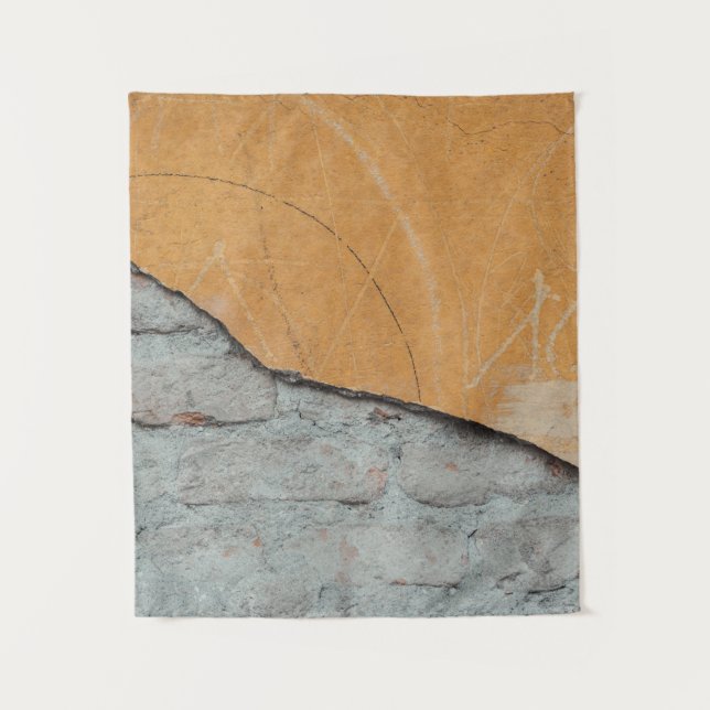 Gray concrete surface tapestry (Front)