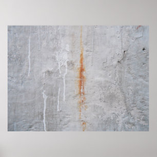 Gray concrete wall poster