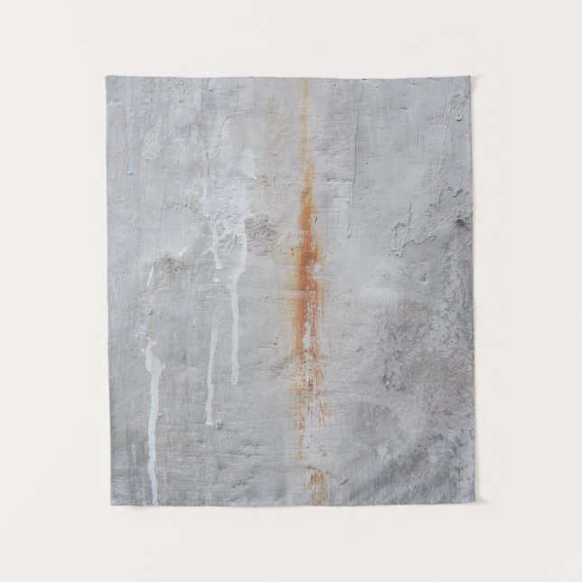 Gray concrete wall tapestry (Front)