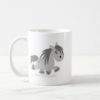 Gray Connemara Pony Cartoon Mug