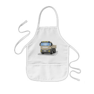 gray construction sites HGV Kids Apron