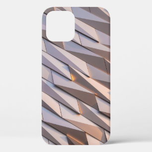 GRAY DIGITAL WALLPAPER iPhone 12 CASE