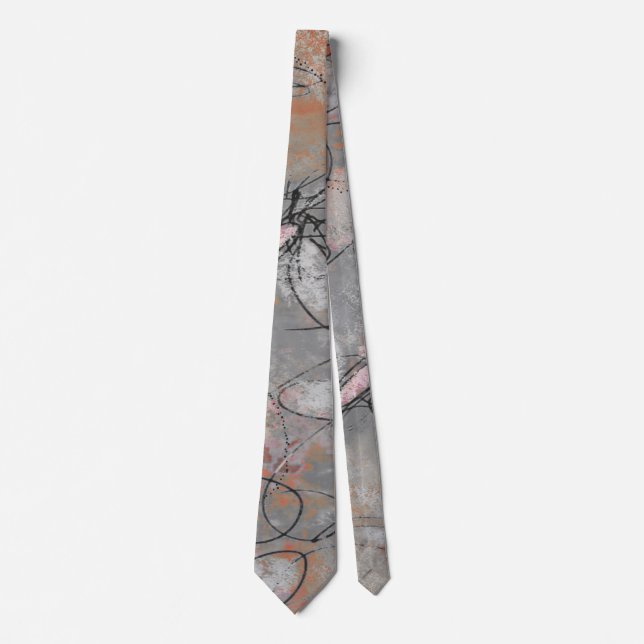 Gray Dragonfly Tie (Front)