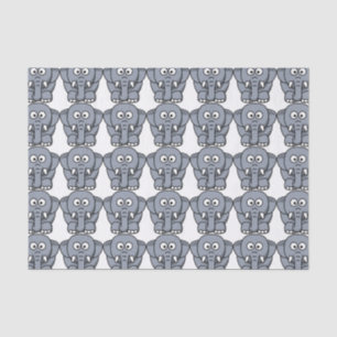 GRAY ELEPHANT TISSUE PAPER
