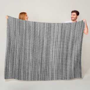 Gray Fabric Cloth - Fleece Blanket