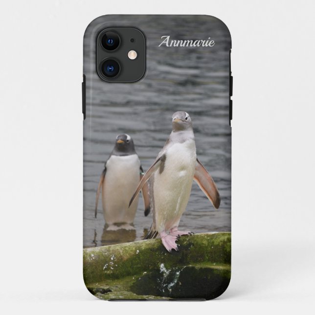 Gray Gentoo Penguin Edinburgh Zoo Scotland Case-Mate iPhone Case (Back)