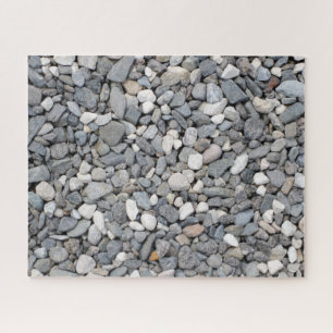 Gray gravel stone background jigsaw puzzle