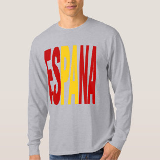 Gray long sleeve T-shirt SPAIN