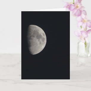 Gray Moon Landscape Card