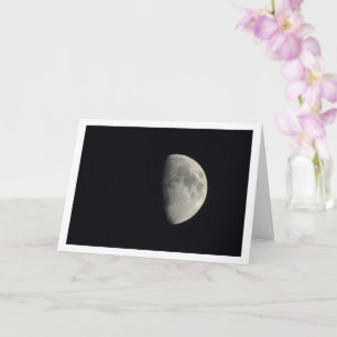 Gray Moon Landscape Card