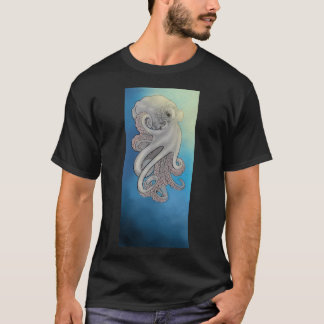 Gray Octopus Underwater T-Shirt
