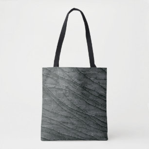 Gray painted brick wall tote bag