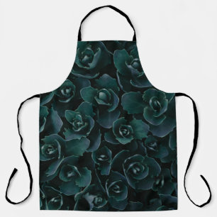 GRAY PETAL FLOWER IN BLOOM APRON