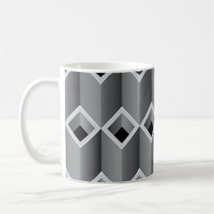 Gray pipes on top of each other - seamless backgro coffee mug