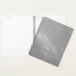 Gray Planner, Love for Gray Sky, Office & School Planner