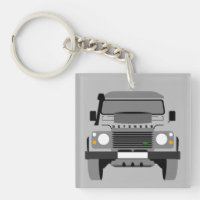Gray Pop Art Classic Land Rover Car