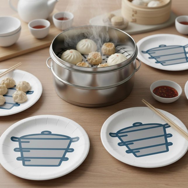 Gray Pot Paper Plates (Creator Uploaded)