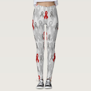 Gray Ribbons..Diabetes Leggings