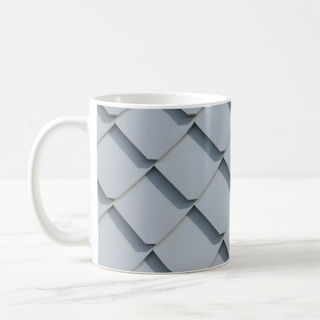 Gray roof shingles coffee mug (Left)