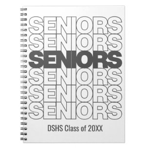 Gray Seniors Seniors Seniors Notebook