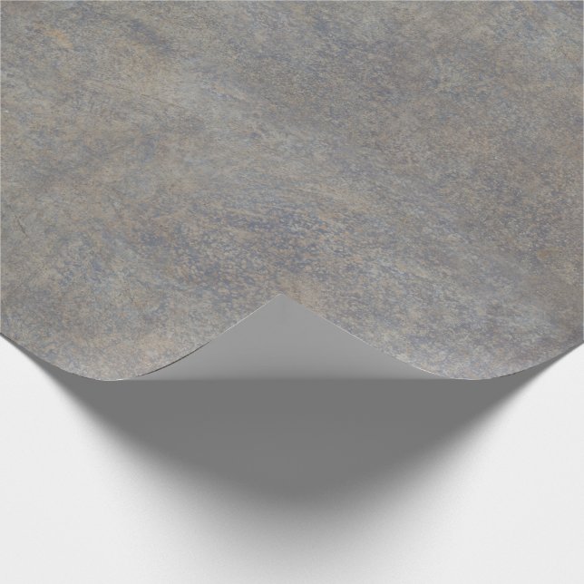 Gray Stone Texture Wrapping Paper (Corner)