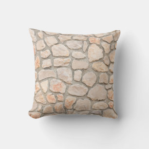 Gray stone wall background. stone, texture, wall, cushion