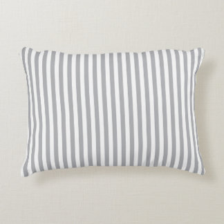 Gray Stripe Decorative Cushion