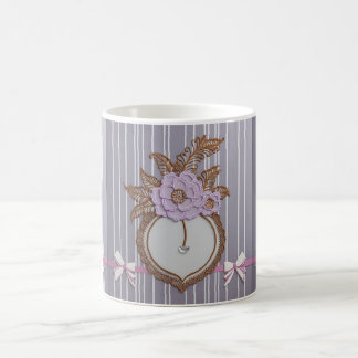 Gray stripes AI art  Coffee Mug