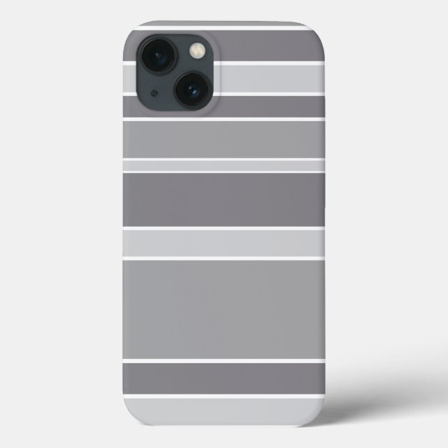 Gray stripes Case-Mate iPhone case (Back)