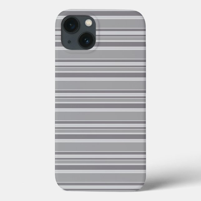 Gray stripes Case-Mate iPhone case (Back)