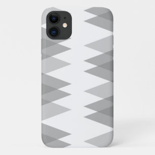 Gray triangles iPhone 11 case