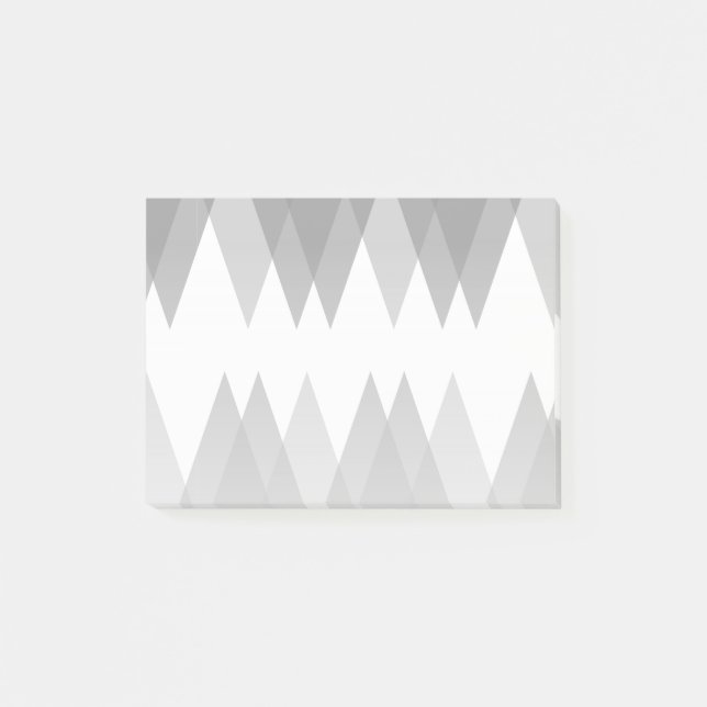 Gray triangles post-it notes (Front)