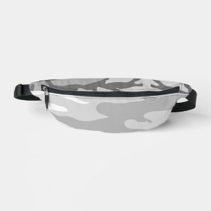 Gray Urban Military Camouflage Pattern Bum Bags