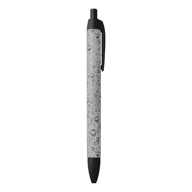 Gray water droplets black ink pen (Bottom (Vertical))