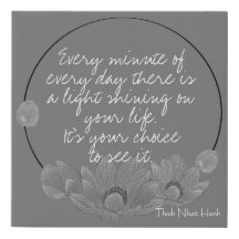 Gray & White Buddhist Quote Inspirational