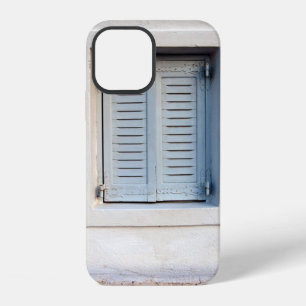 GRAY WOODEN 2-DOOR WINDOW CLOSED iPhone 12 CASE