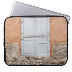 GRAY WOODEN DOOR LAPTOP SLEEVE