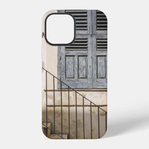 GRAY WOODEN WINDOW iPhone 12 CASE