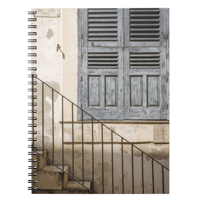GRAY WOODEN WINDOW NOTEBOOK (Front)