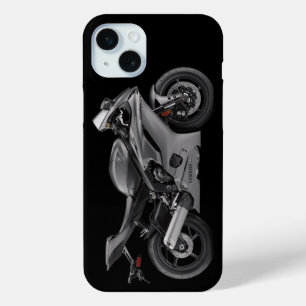 Gray Yamaha Yzf-R6 Motorcycle iPhone 15 Mini Case
