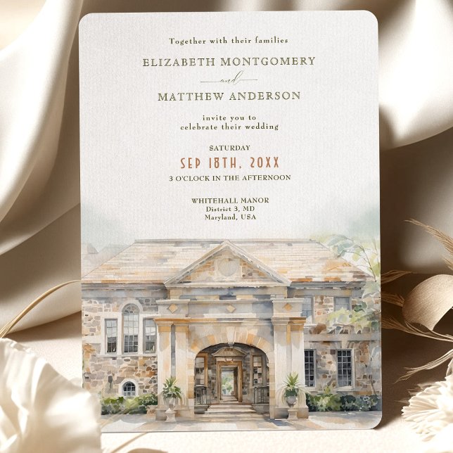 Graydon Hall Manor Toronto Wedding Destination Invitation (Creator Uploaded)