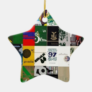 GRAYDON - YEARBOOK COVERS CERAMIC ORNAMENT